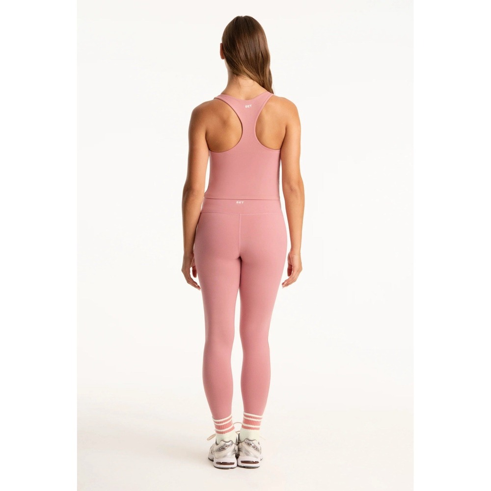 Set Active "Baked" Pink FormCloud Cloud Parke Pipe It Up Bra S Leggings M Set - Picture 2 of 13